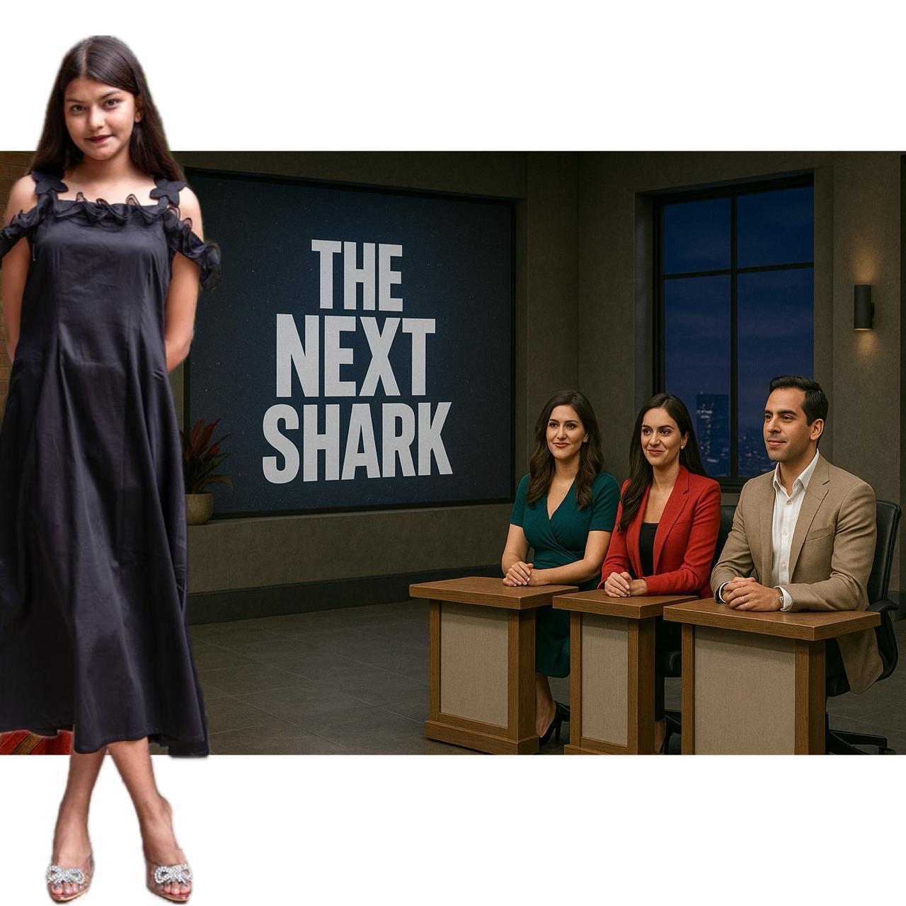 Black Ruffle Cold Shoulder Midi Dress