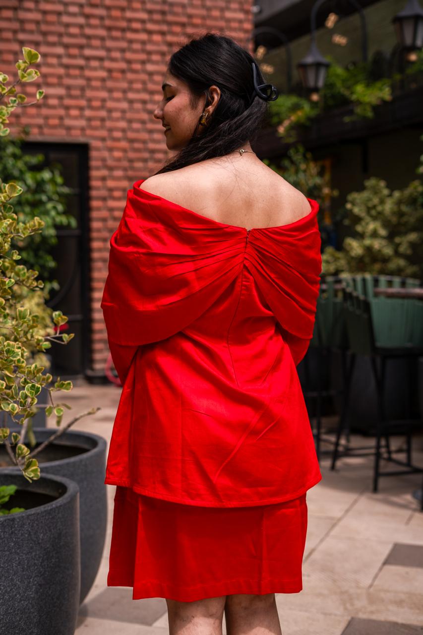 That Red "Graceful Ascent" Suit